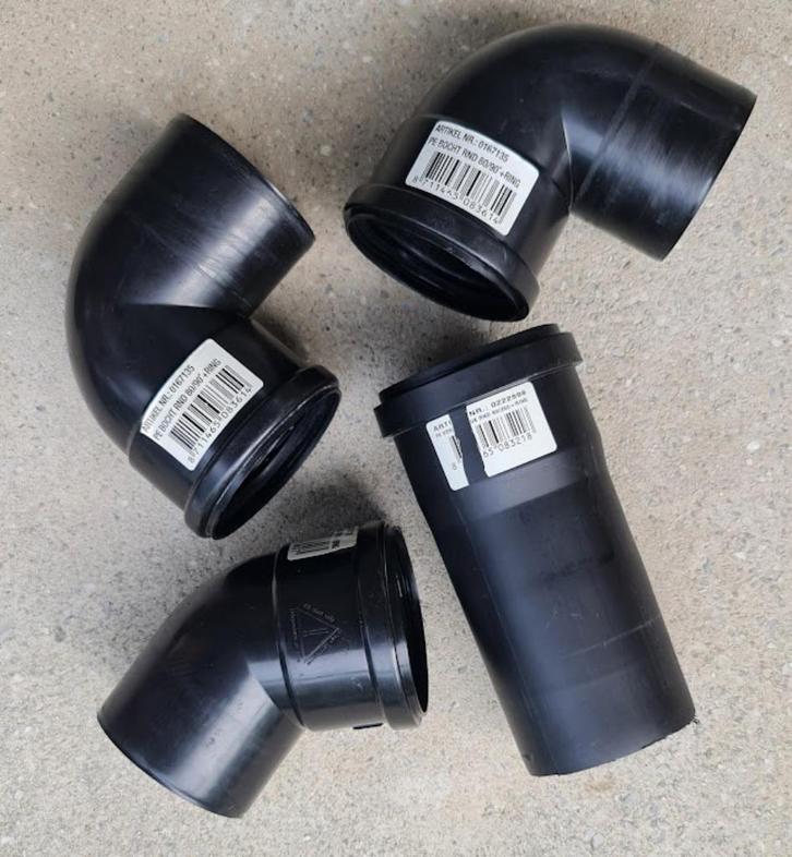 Diverse accessoires voor luchttoevoer (ketel) - UBBING, Doe-het-zelf en Bouw, Ventilatie en Afzuiging, Zo goed als nieuw, Ventilator en Afzuiger