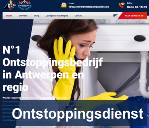 Ontstoppingsdienst Antwerpen - 0486841883, Doe-het-zelf en Bouw, Overige Doe-Het-Zelf en Bouw, Ophalen of Verzenden