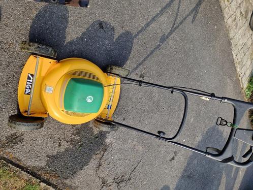 mulcher-grasmaaier Stiga, Tuin en Terras, Grasmaaiers, Gebruikt, 40 t/m 49 cm, Cirkelmaaier, Mulchfunctie, Ophalen of Verzenden