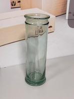 Vintage glazen bloemenvaas 30 cm hoog | Transparant glas, Huis en Inrichting, Ophalen of Verzenden, Zo goed als nieuw, Glas, Minder dan 50 cm