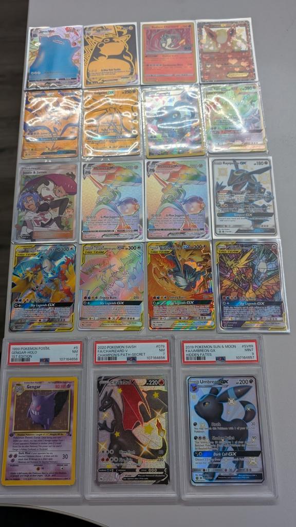 Pokémon card collection worth €1121 (lees bio eerst), Hobby en Vrije tijd, Verzamelkaartspellen | Pokémon, Zo goed als nieuw, Ophalen