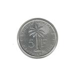Belgisch Congo (Ruanda-Urundi), 5 Francs 1956., Ophalen of Verzenden, Overige landen, Losse munt