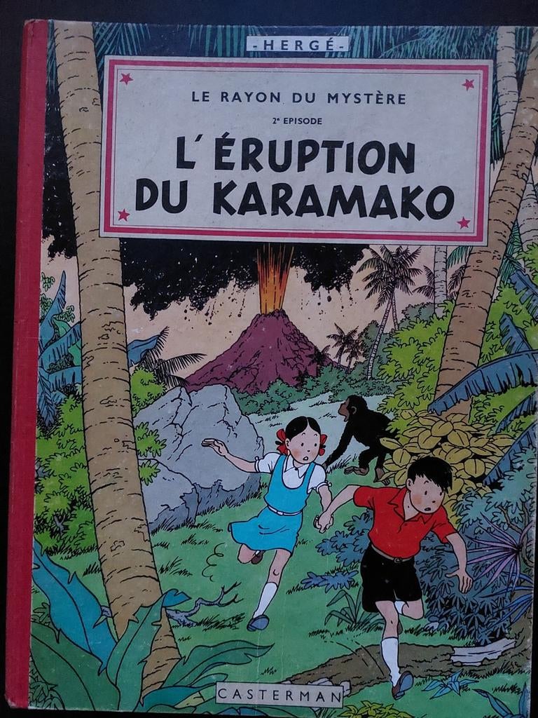 JO ZETTE ET JOCKO l'éruption du karamako 1958 bel état, Enlèvement ou Envoi