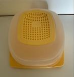Boîte à fromage Tupperware – Idéale pour 1 camembert, Ophalen of Verzenden, Zo goed als nieuw, Geel, Bus of Trommel