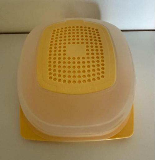 Boîte à fromage Tupperware – Idéale pour 1 camembert, Huis en Inrichting, Keuken | Tupperware, Zo goed als nieuw, Bus of Trommel