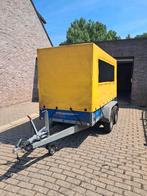 atec aanhangwagen dubbelas 2000kg met huif, Auto diversen, Aanhangers en Bagagewagens, Ophalen, Gebruikt