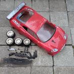 FG onroad 4wd 2wd Ferrari 360 kap + wielen & steunen (Carson, Ophalen of Verzenden, Gebruikt, Overige schalen, Onderdeel