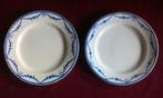 2 assiettes en porcelaine de Tournai, Enlèvement ou Envoi