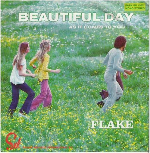 FLAKE: "Beautiful day" - Nederpoptopper!, Cd's en Dvd's, Vinyl Singles, Zo goed als nieuw, Single, Pop, 7 inch, Ophalen of Verzenden