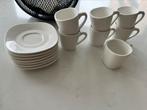 7 Espresso tassen en 10 koffietassen met bordjes, Ophalen