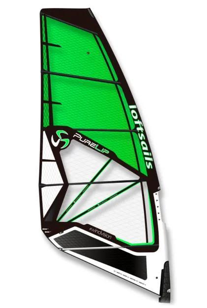 Loftsails Purelip 4.2-4.7-5.3, Watersport en Boten, Windsurfen, Zo goed als nieuw, Zeil, Ophalen