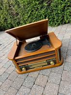 Platenspeler cassette cd usb Denver - retrolook, Audio, Tv en Foto, Platenspelers, Zo goed als nieuw, USB-aansluiting, Platenspeler