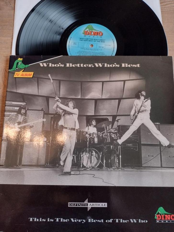 LP: THE WHO: WHO'S BETTER , WHO'S BEST (klaphoes 1988), Cd's en Dvd's, Vinyl | Rock, Zo goed als nieuw, Poprock, 12 inch, Ophalen of Verzenden