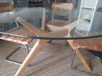 table ronde AMPM, Maison & Meubles, Verre, Cinq personnes ou plus, Comme neuf, 100 à 150 cm