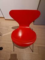 Fritz Hansen Series 7 3107 vlinderstoel rood (origineel), Enlèvement ou Envoi