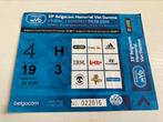 Ticket Memorial Van Damme 2009, Tickets en Kaartjes, Sport | Overige