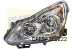Opel Corsa D (-1/11) koplamp Rechts chrome (EF) OES! 9318935, -, Verzenden, -, Opel