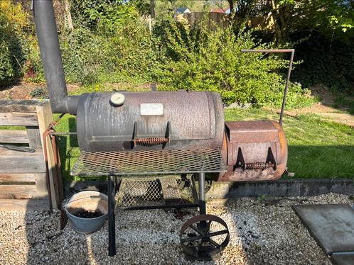 Oklahoma houtbarbecue, Tuin en Terras, Houtskoolbarbecues, Gebruikt, Ophalen