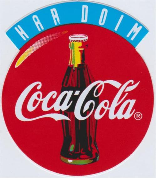 Coca Cola sticker #3, Verzamelen, Merken en Reclamevoorwerpen, Nieuw, Verzenden