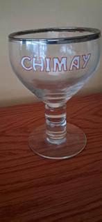 Vintage emaille glas Chimay, Verzamelen, Biermerken, Ophalen of Verzenden