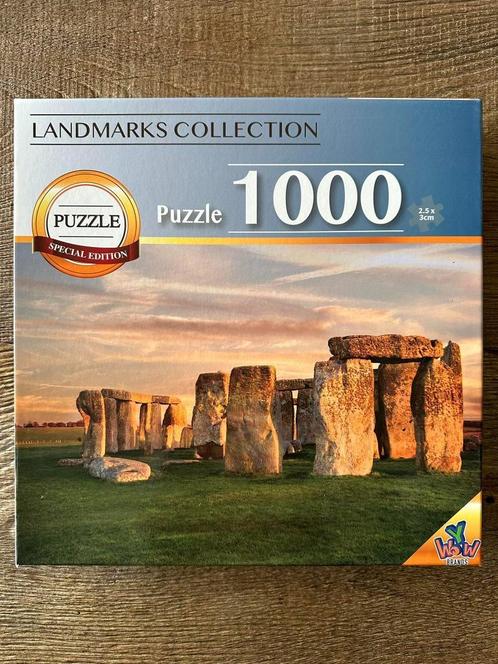 Ywow puzzel 'Stonehenge' 1000 stukjes NIEUW, Hobby & Loisirs créatifs, Sport cérébral & Puzzles, Neuf, Puzzle, 500 à 1500 pièces