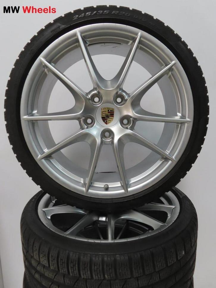 Porsche 20 inch Origineel velgen 911 991  4 S winterbanden, Auto-onderdelen, Banden en Velgen, Banden en Velgen, Winterbanden