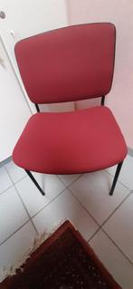 4 rode stoelen., Vier, Gebruikt, Vintage, Metaal