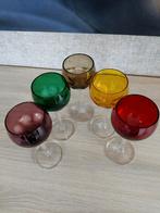 Gekleurde wijnglazen, Ophalen, Zo goed als nieuw