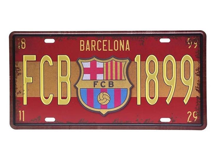 USA Ltd Edition 'Barcelona FC 1899' alu herdenkingsplaat, Verzamelen, Blikken, Nieuw, Overige, Overige merken, Verzenden