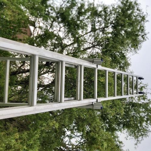 ladder Solide 3-delig, Doe-het-zelf en Bouw, Ladders en Trappen, Zo goed als nieuw, Ladder, Ophalen