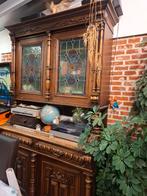 Mechelse kast. Antieke kast. Mooie staat. Glas in lood, Antiek en Kunst, Ophalen