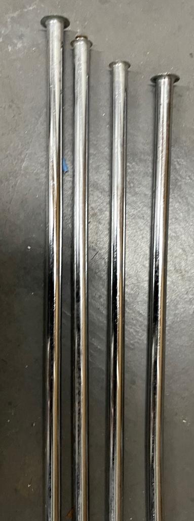 verchroomde buis diameter 10mm voor aansluiting wc, wastafel, Doe-het-zelf en Bouw, Buizen en Afvoer, Nieuw, Rechte buis, Overige materialen