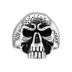 Stainless steel skull doodshoofd ring, Handtassen en Accessoires, Ringen, IJzer of Staal, Nieuw, Ophalen of Verzenden, Dame of Heer
