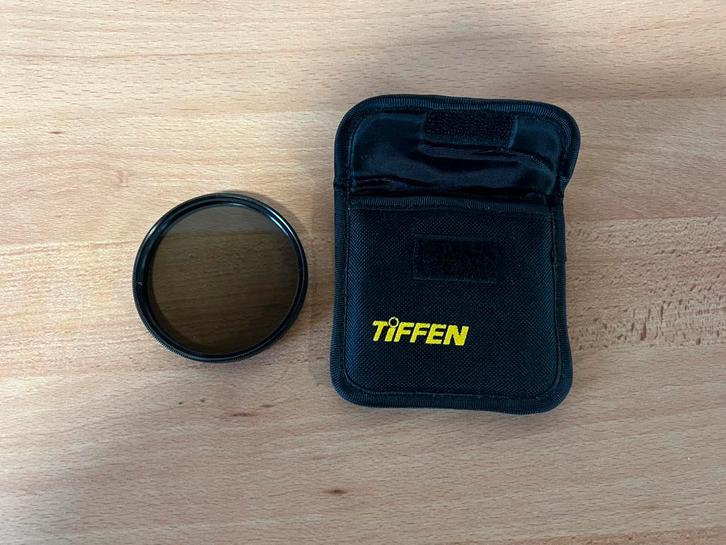 Tiffen 72mm circulair polarisatiefilter | incl. etui, Audio, Tv en Foto, Foto | Filters, Zo goed als nieuw, Polarisatiefilter