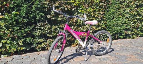 Vélo rose 6-8 ans, Fietsen en Brommers, Fietsen | Kinderfietsjes, Gebruikt, 16 tot 20 inch, Ophalen