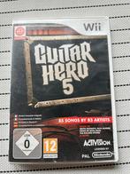 Guitar hero 5 wii, Muziek, Gebruikt, Ophalen of Verzenden, 3 spelers of meer