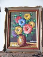 1 peinture fleurs signé A.Lacour, Antiquités & Art, Art | Peinture | Classique, Enlèvement