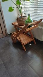 Ventura - serveertafel in teak, Ophalen, Zo goed als nieuw, Rechthoekig, Teakhout