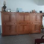 Massief eiken kast,tafel  en 6 stoelen., Huis en Inrichting, Ophalen of Verzenden