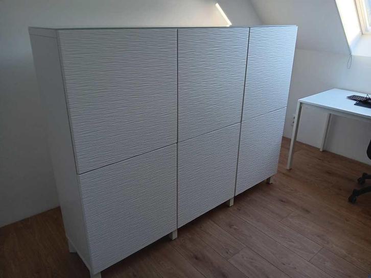 Ikea BESTA kast wit, Huis en Inrichting, Kasten | Dressoirs, Zo goed als nieuw, 150 tot 200 cm, 25 tot 50 cm, Met deur(en), Met plank(en)