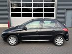 Peugeot 206 1.4 One-line, airco, Auto's, Voorwielaandrijving, 4 cilinders, Zwart, Bedrijf