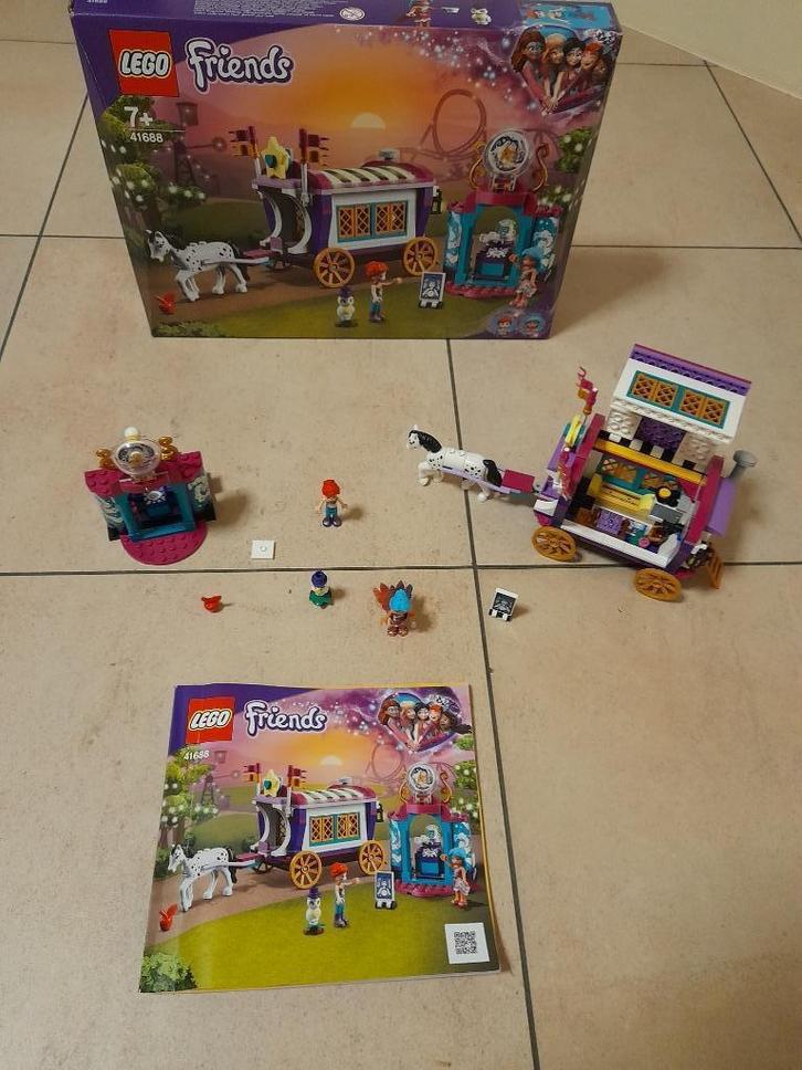 Lego Friends 41688 Magische Caravan, Kinderen en Baby's, Speelgoed | Duplo en Lego, Zo goed als nieuw, Lego, Complete set, Ophalen of Verzenden