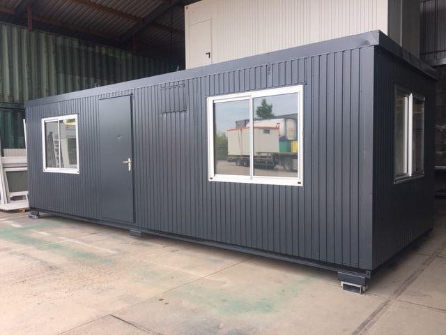 Winters Tweedehands Bureelcontainer 8 x 3m, Zakelijke goederen, Machines en Bouw | Keten en Containers