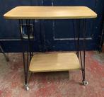 Vintage Formica tv-meubel op wielen uit de jaren 50/60, Ophalen