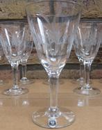 10 kristallen glazen - Doyen - 13.5 x 7 cm - € 40, Verzamelen, Glas en Drinkglazen, Ophalen, Zo goed als nieuw, Overige typen