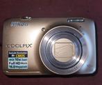 Nikon Coolpix s6300 Goud - inc laadcabel en hoesje, Audio, Tv en Foto, Fotocamera's Digitaal, Compact, Ophalen of Verzenden, Zo goed als nieuw