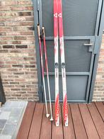 Skis techniques Fischer 600 Crown avec chaussures et bâtons, 160 à 180 cm, Fischer, Skis, Enlèvement