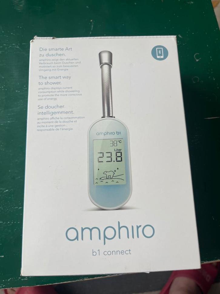 Amphiro b1 connect – Smart Shower Meter (NEW, Unused), Télécoms, Talkies-walkies & Walkies-talkies, Comme neuf, Accessoires, Enlèvement