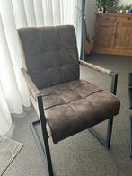 Eetkamerstoelen 8 stuks, Ophalen, Bruin, Zo goed als nieuw, Modern industrieel