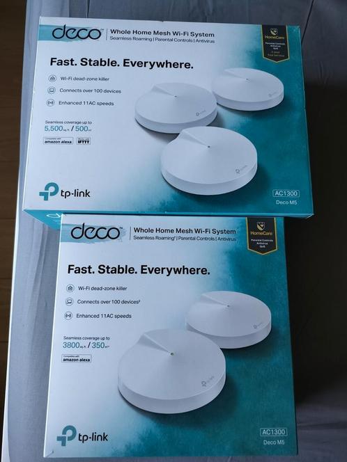 deco m5 mesh wifi systeem (tp link), Computers en Software, WiFi-versterkers, Zo goed als nieuw, Ophalen